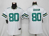 Women Nike Green Bay Packers 80 Graham White Vapor Untouchable Limited Jersey,baseball caps,new era cap wholesale,wholesale hats